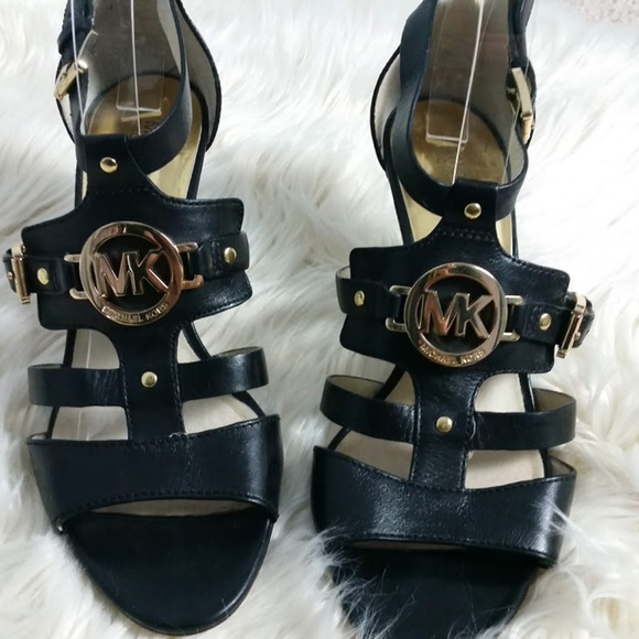MICHAEL Michael Kors Shoes - Michael Kors Black  Leather Heels